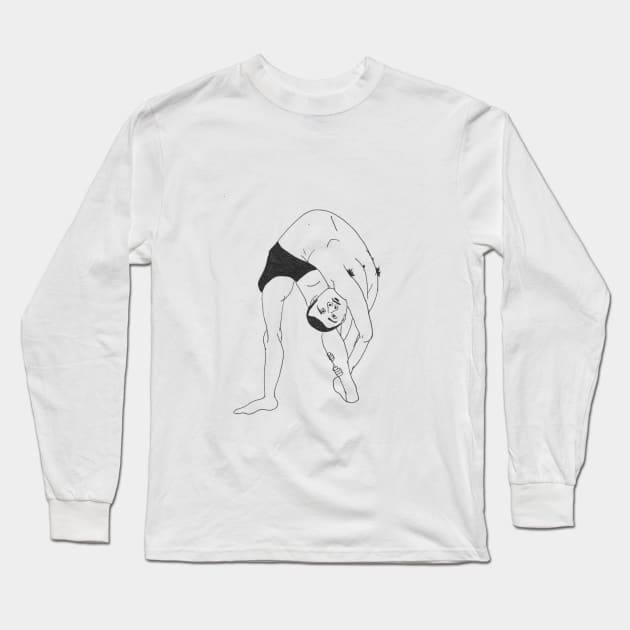 Rubber Boy Long Sleeve T-Shirt by ThePencilSharpener